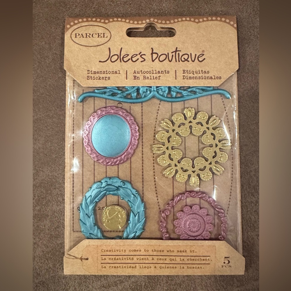 Jolee's Boutique Colorful Frame Dimensional Stickers